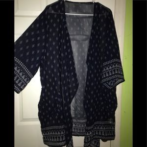 Polyester cardigan, never worn but tags are off.
